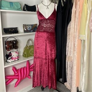 Velvet Maxi Dress